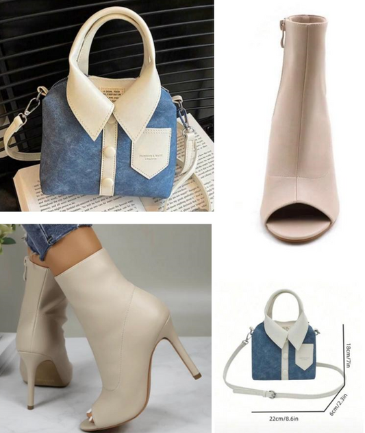 Boots Heel Zipper and Bag