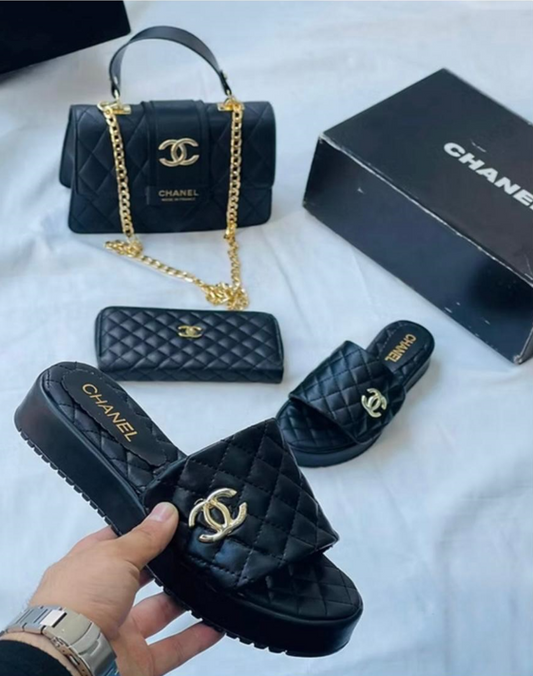 Sandals & Bag - Channel