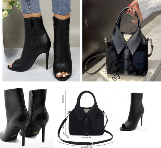 Boots Heel Zipper & Bag